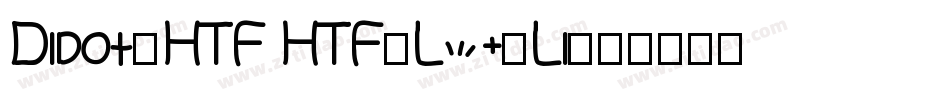 Didot-HTF HTF-L42-Li字体转换